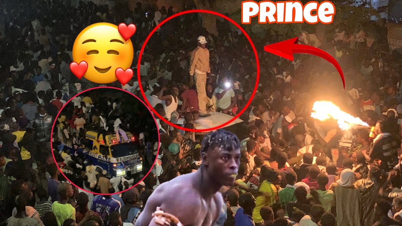 Alahou Akbar😱Revivez l’arrivée spectaculaire de Prince Hier🥰Ambiance et joie règne chez le lutteur…