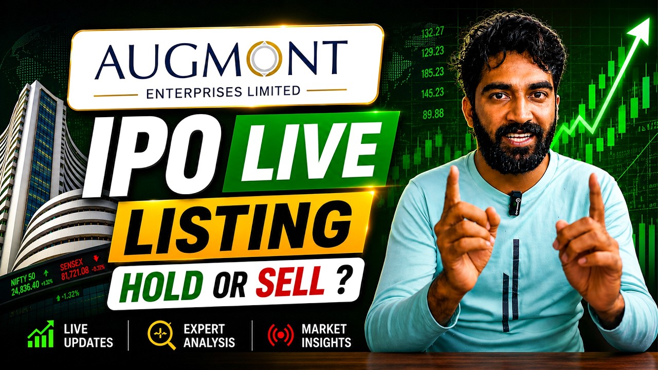 Augmont Enterprises IPO Listing LIVE | Hold or Sell? | Augmont IPO Listing Price & Analysis Today