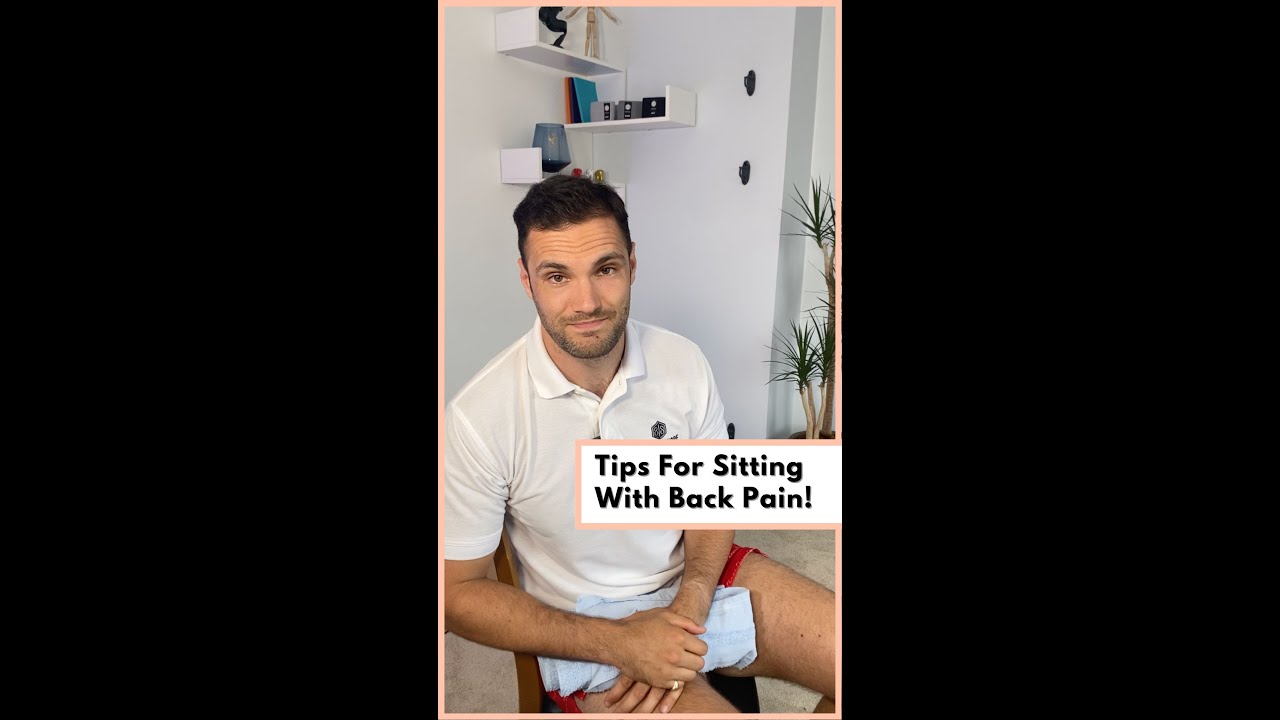 Back Pain Sitting Down? Try This Simple Tip Now To Relieve Pain