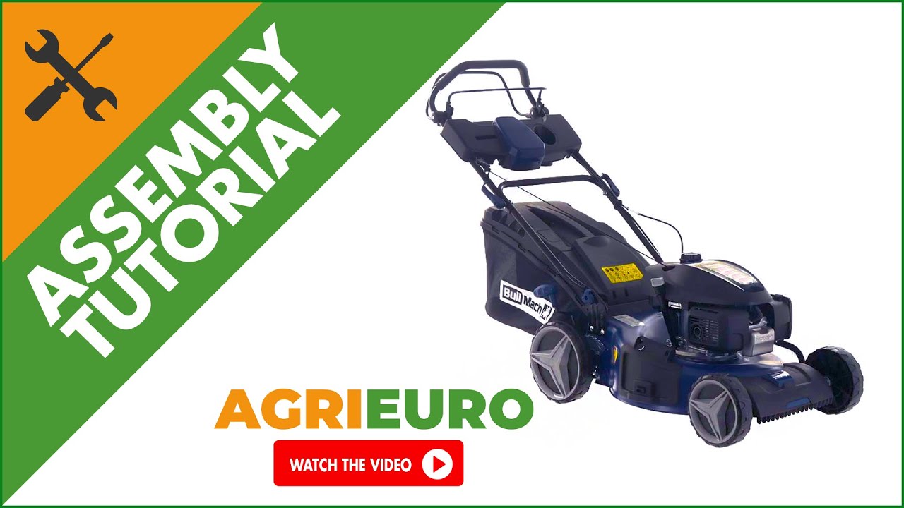 BullMach ACHILLE - 51 H Self-propelled Lawn Mower - 4 in 1 - Honda Engine - Assembly tutorial
