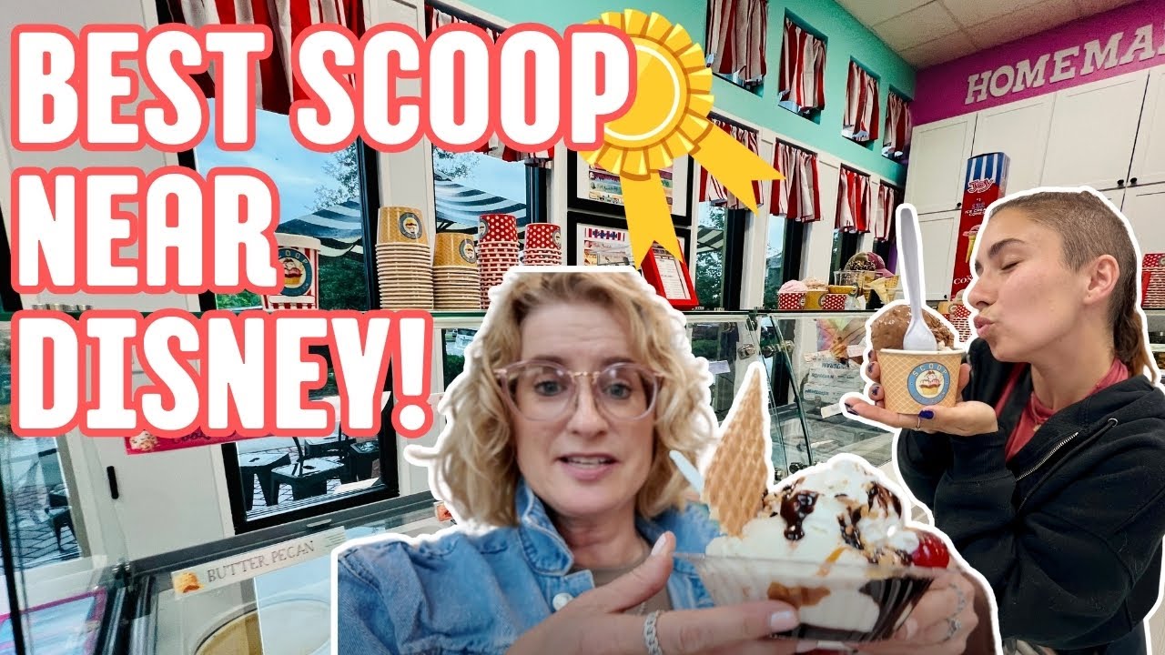 Hidden Ice Cream Gem Near Disney World?! 🍦 Scoop Ice Cream in Celebration Review!