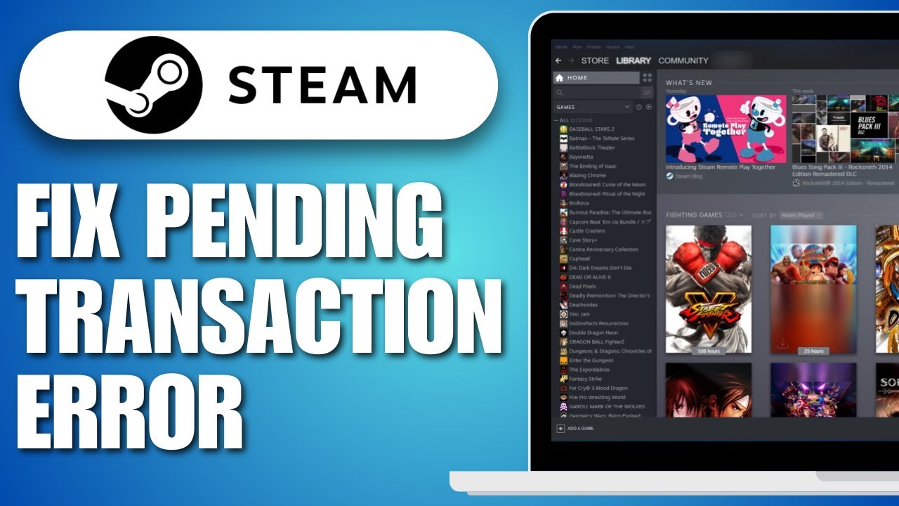 How To Fix Steam Pending Transaction Error (2025)
