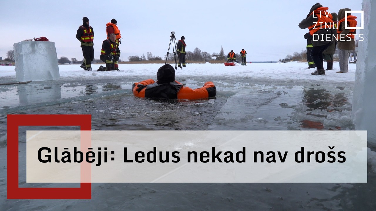 Šoziem diviem cilvēkiem atrašanās uz aizsalušas ūdenstilpes beigusies traģiski