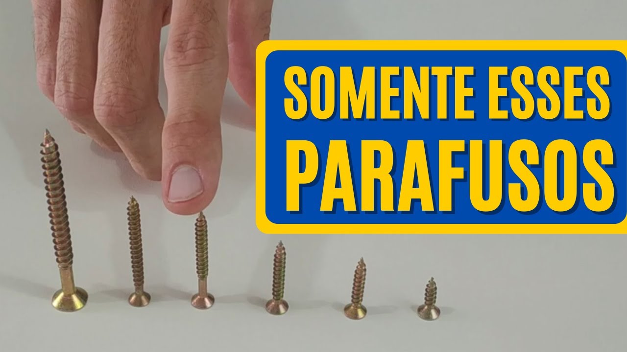 Qual PARAFUSO Devo Usar | Montagem | Móveis Planejados