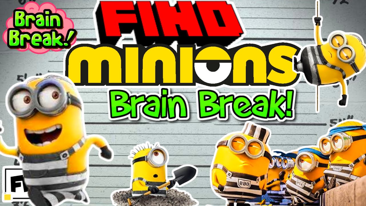 Can You Find The Minions? - Brain Break Challenge | Minions Movie | GoNoodle Inspired