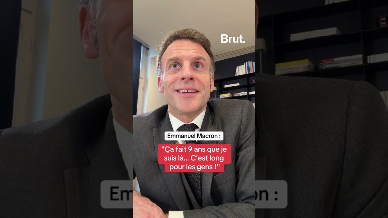 Emmanuel Macron revient sur ses 9 ans pass&eacute;s &agrave; l&rsquo;Elys&eacute;e.