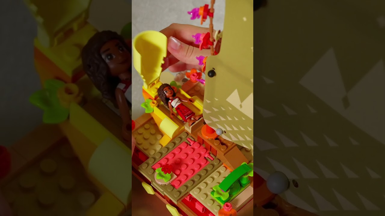 🌊 NEW! LEGO 43270 Moana's Adventure Canoe