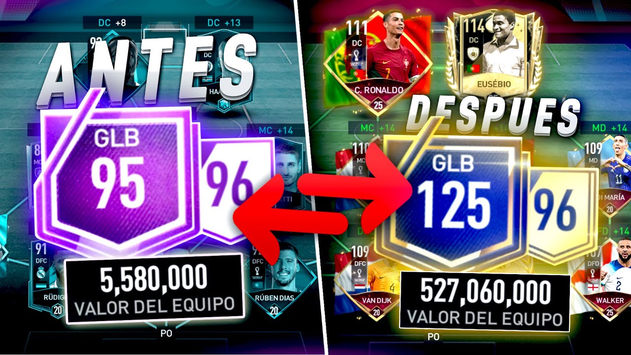 😱 SUBI MUCHO EL GRL DE FIFA 22 MOBILE !!! EN LA CUENTA DE UN SUSCRIPTOR !!! 💰