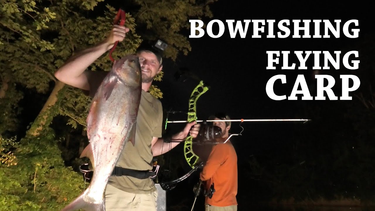 BOWFISHING in Nashville - Buffalo, Gar, Grass Carp and FLYING CARP