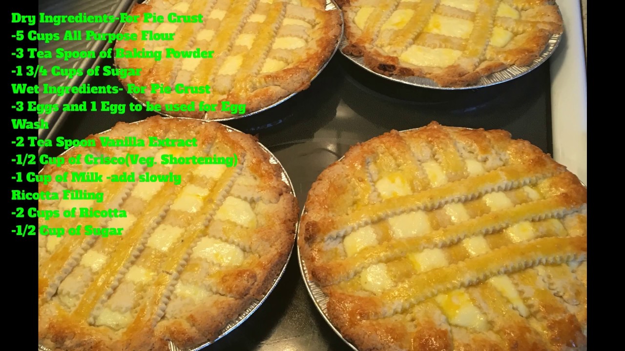 Sicilian Grandma makes Sicilian Cassata- (Ricotta Pie) Episode #11