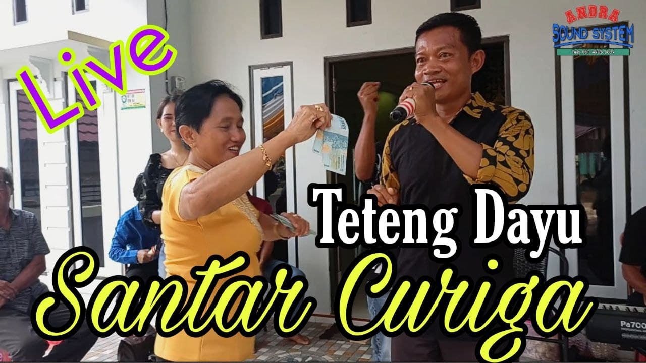 SANTAR CURIGA // DIAN VAN BAREN // Voc TETENG DAYU, Live di Desa Parit