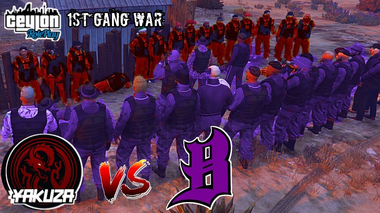 CeylonRP  Yakuza Vs Ballas Gang සිටි එකේ පලවෙනි වලිය