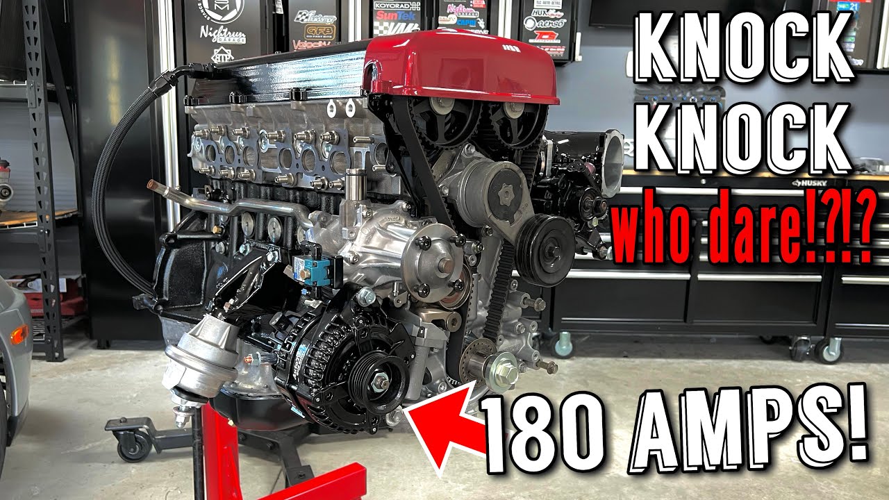 2JZ Engine Build Series Ep. 19: AutoTech Engineering Alternator & Bosch Knock Sensors