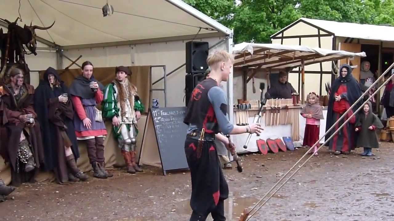 ConFilius - Fackeljonglage mit Philippus dem Gaukler [Mittelalter in München 2013]