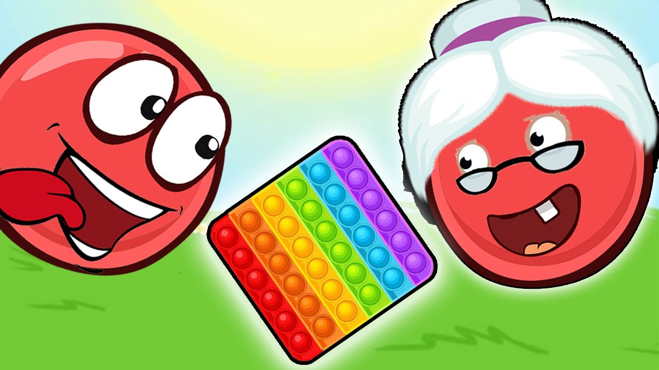 Новый КРАСНЫЙ ШАР, Шарик спасает бабушку, мультик игра летсплей #80