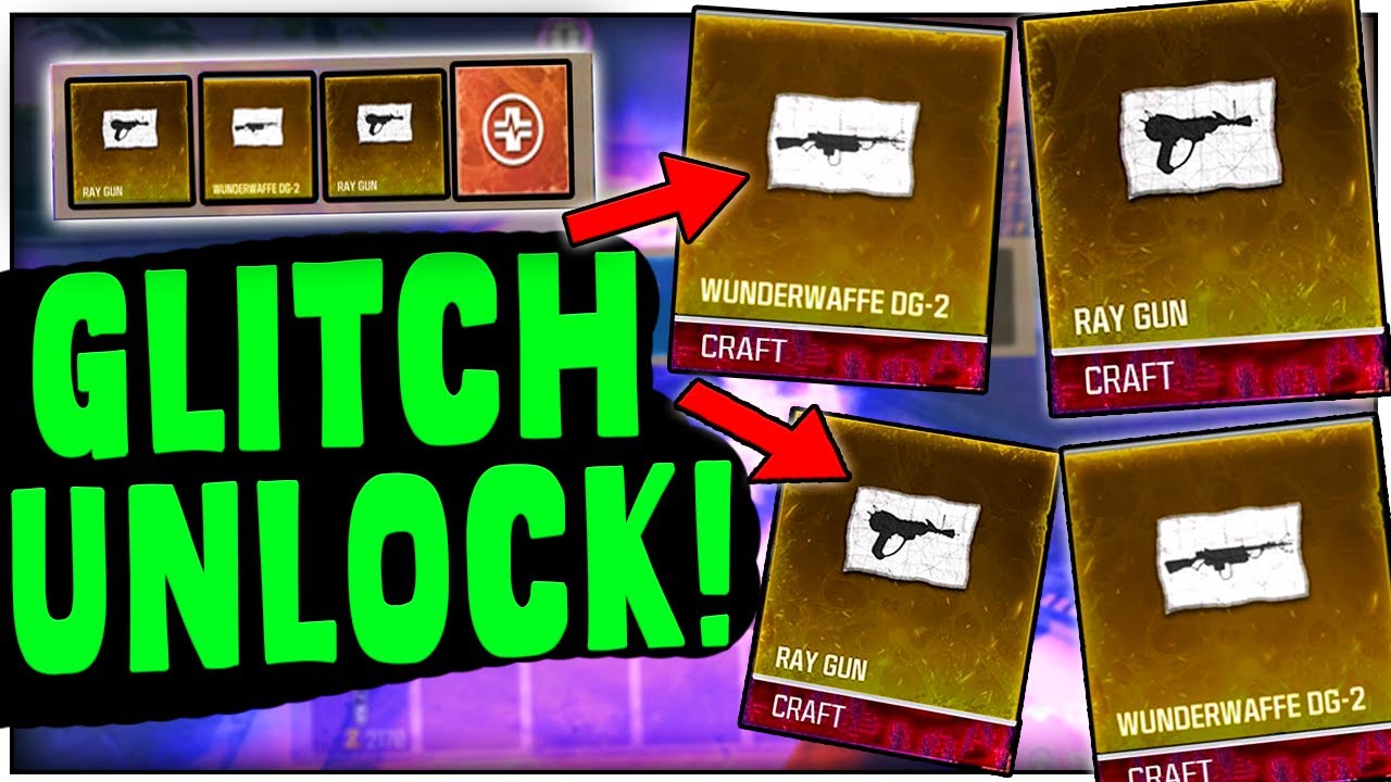 RAY GUN SCEMATIC UNLOCK GLITCH! MW3 ZOMBIES GLITCH UNLOCK WONDERWAFFE AND RAYGUN SCHEMATIC!