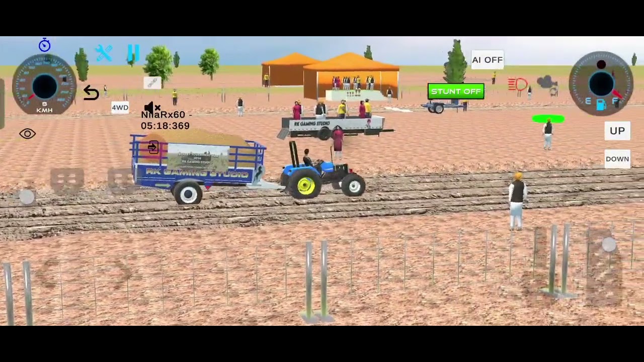 4 cylinder 🚜 RX Ne trolley ⚠️ tournament mein to dawai utha di