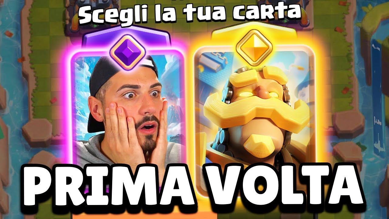 PRIMISSIMA VOLTA con CAVALIERE EROE su CLASH ROYALE! ⚔️