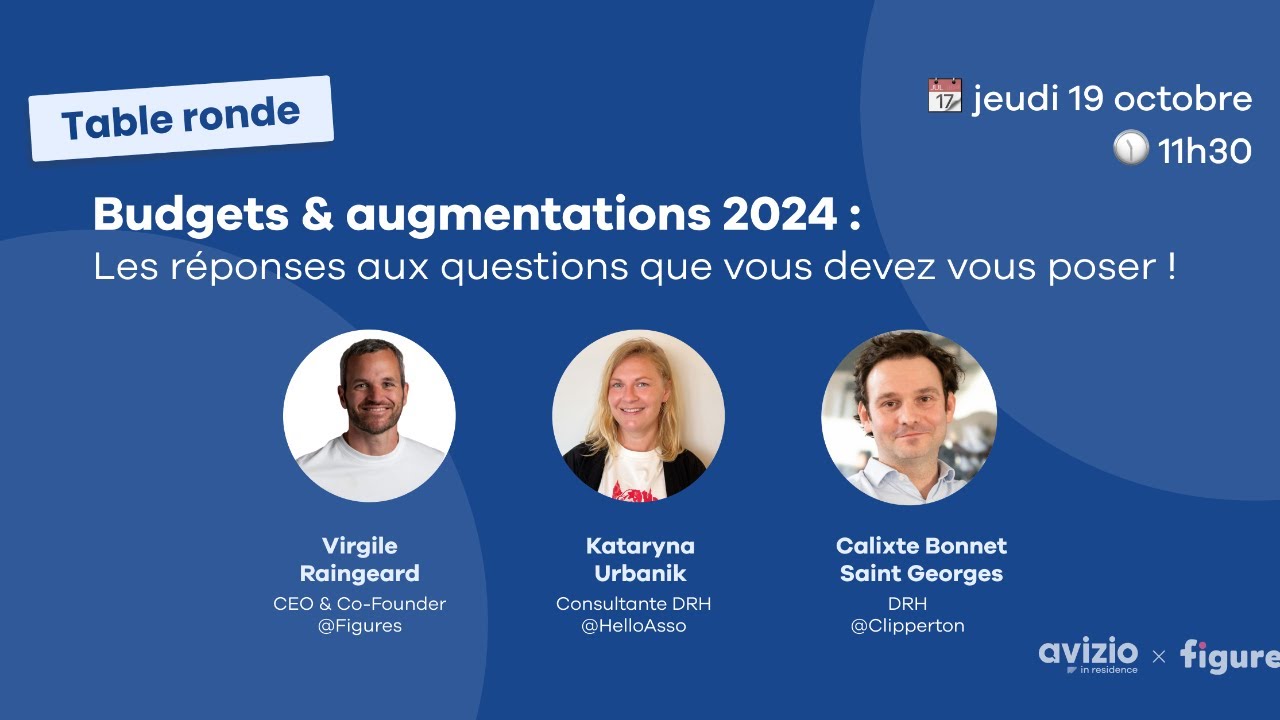 Préparation des budgets et augmentations 2024
