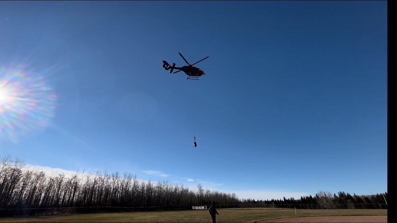 ￼ Gemini Heli ￼ AirbusH145 at Grande Prairie ￼AB ￼ at ￼South ￼ Bear  ￼ Creek  ￼ Park  ￼￼ ￼