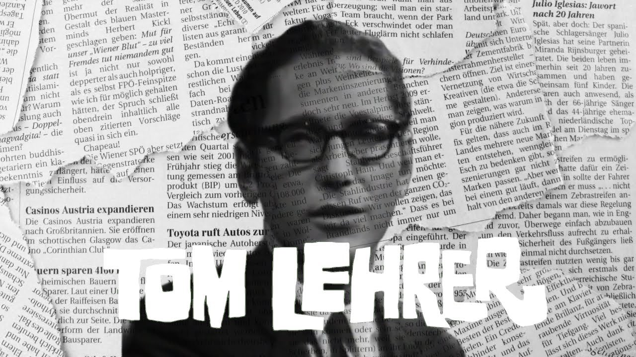 Tom Lehrer - Oslo (1967, live.)