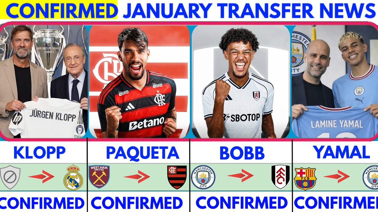 🚨LATEST CONFIRMED TRANSFER NEWS AND RUMOURS TRANSFER NEWS 2026|Paqueta✔️Bobb✔️Yamal✔️Klopp🚨