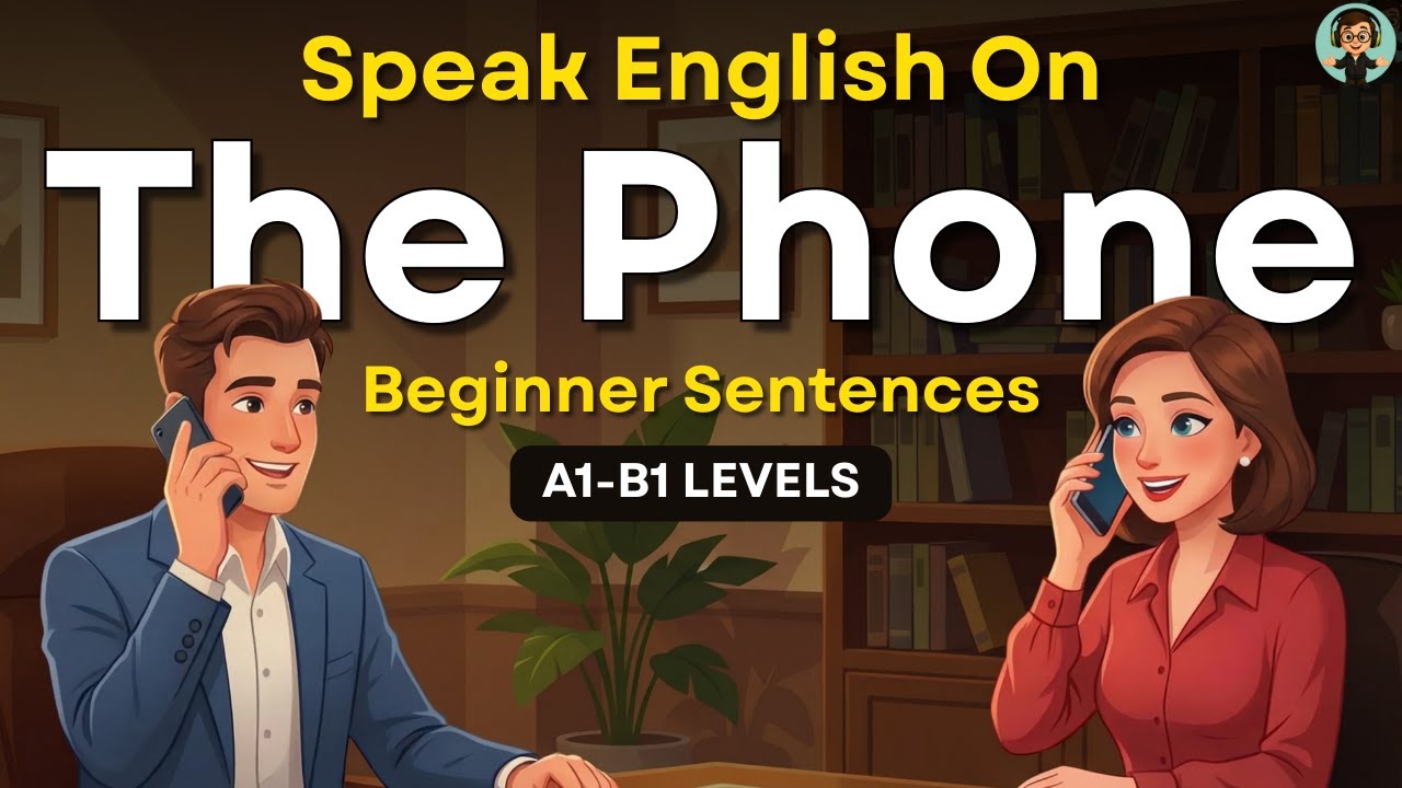 Learn English on the Phone 📞 | Calm & Confident Phone English for A1–B1 Learners
