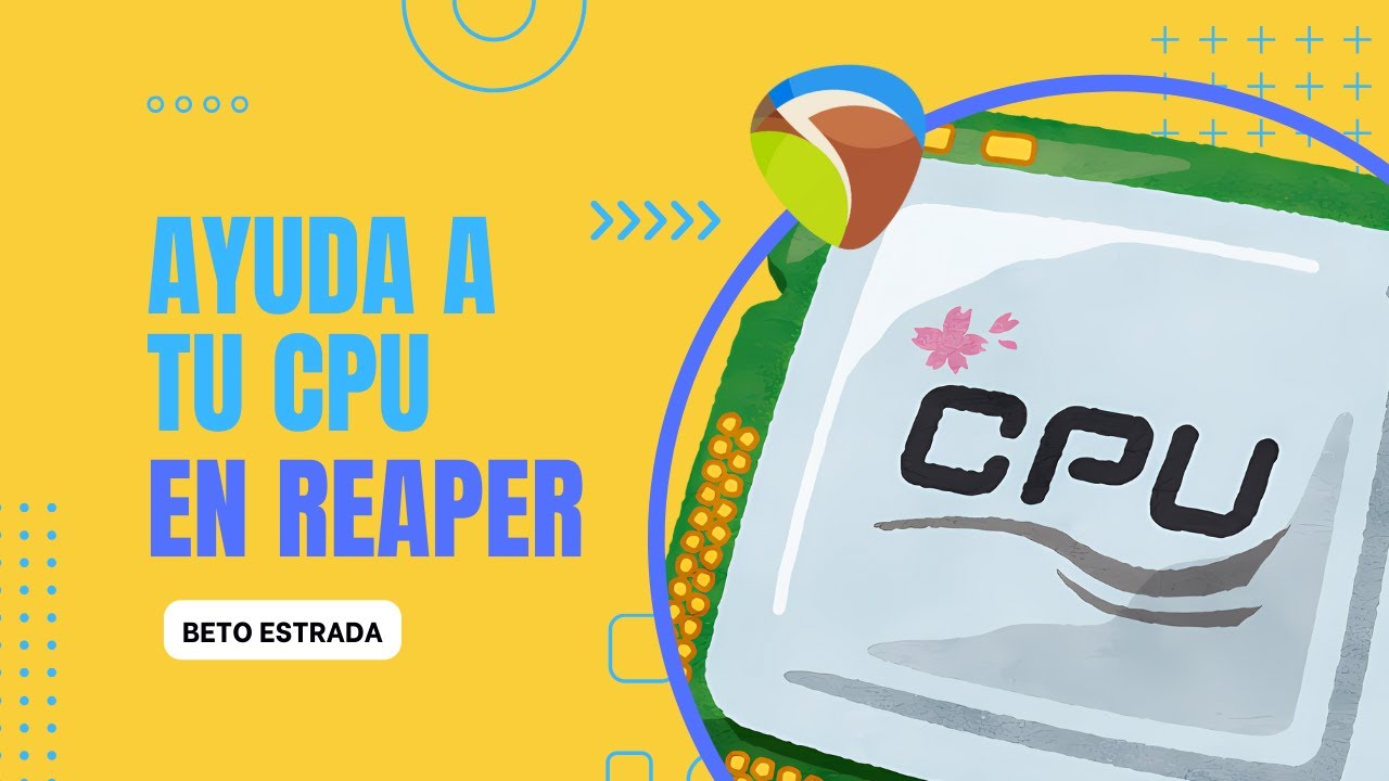 E10 - Como reducir el uso del CPU en REAPER (stems, congelar pistas, sub-proyectos)