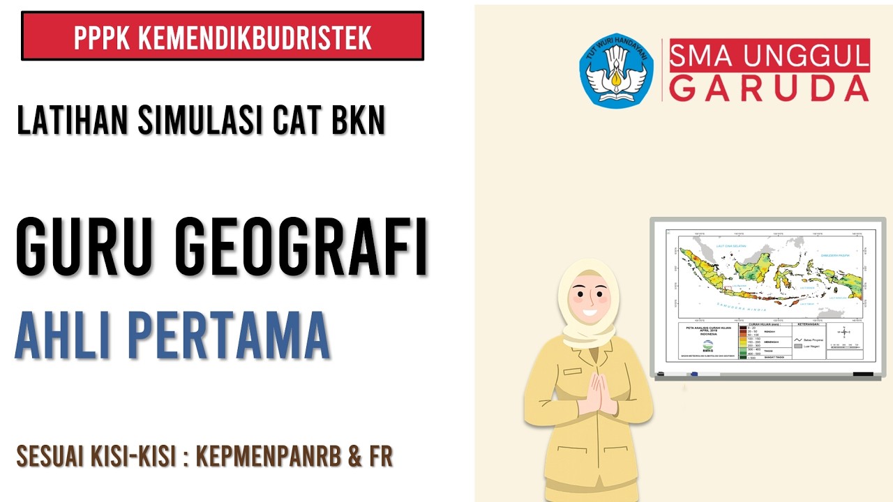 Latihan Soal PPPK SMA Unggul Garuda Guru Geografi Kemendikbudristek 2026