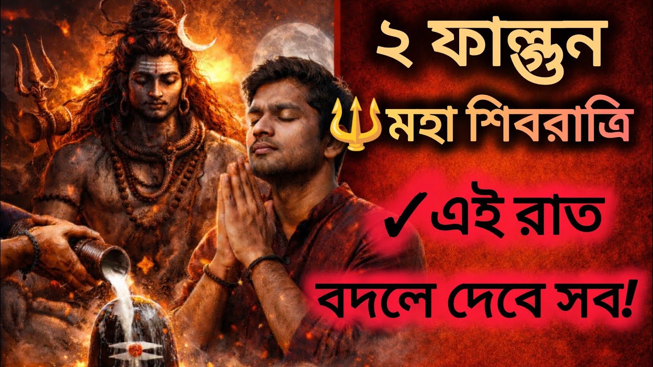 🕉️২ ফাল্গুন মহা শিবরাত্রি 🔱 এই রাত বদলে দেবে আপনার জীবন | Maha Shivratri 2026 Bengali | Shivratri.🙏📿