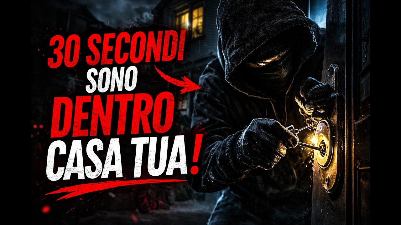SE FAI QUESTO ERRORE ENTRANO A CASA TUA IN POCHI SECONDI! LADRI OSSERVANO E SFRUTTANO I PUNTI DEBOLI