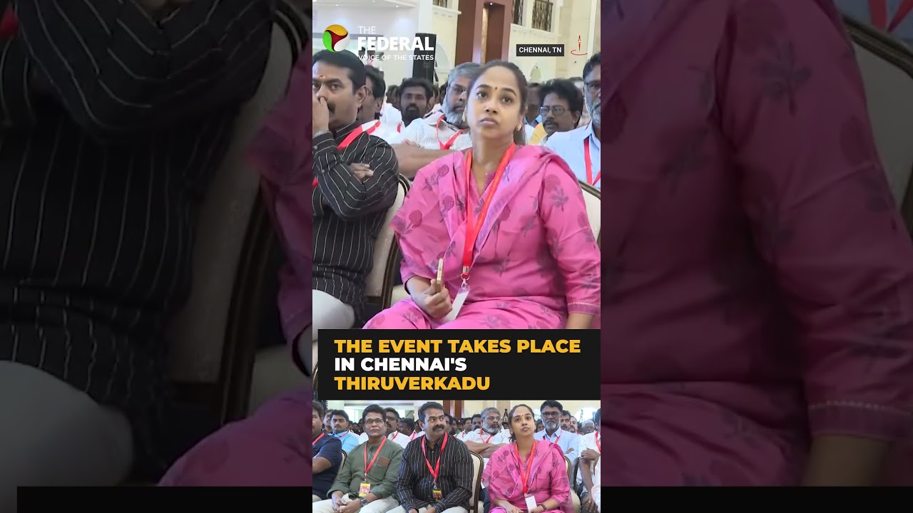 Seeman arrives with wife Kayalvizhi for NTK meeting | #shorts