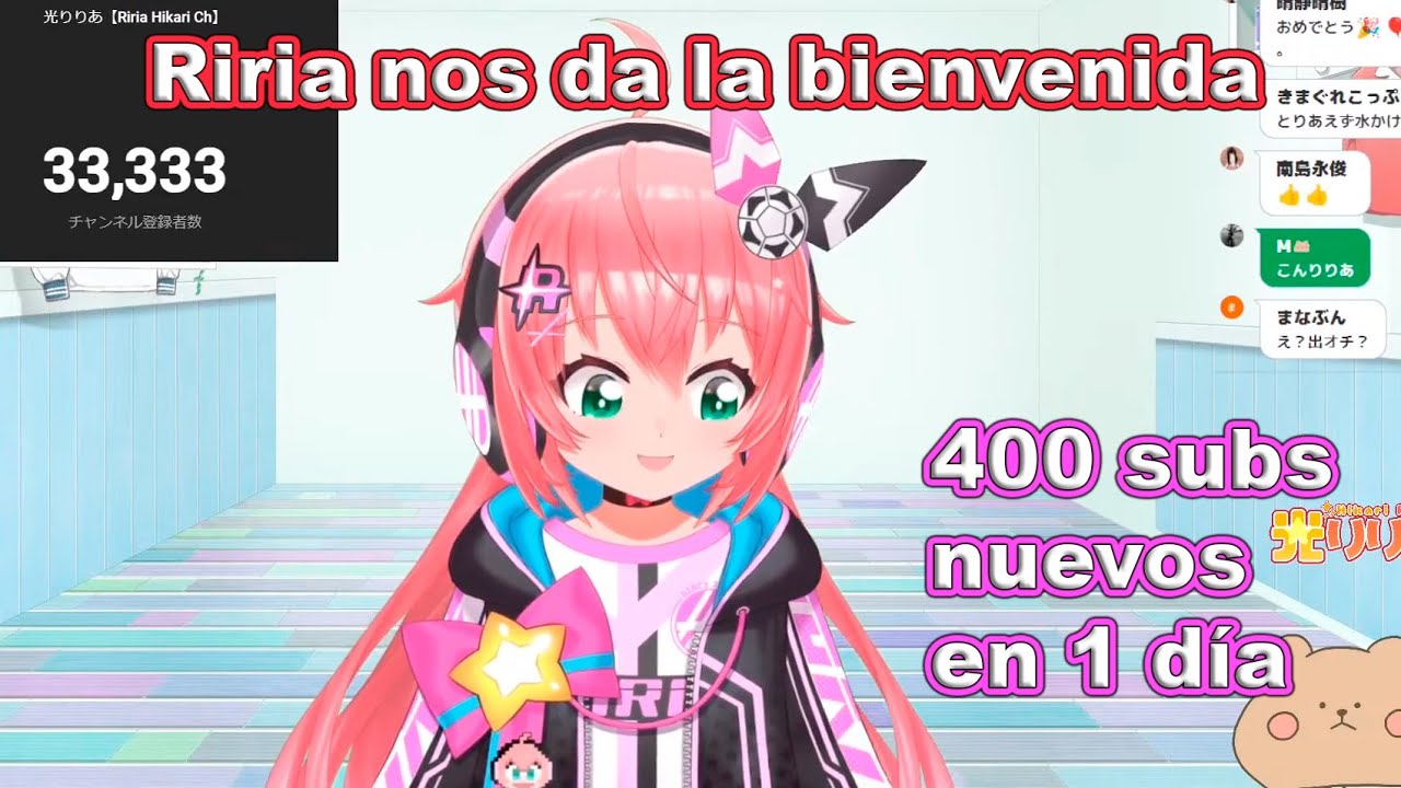 Riria esta feliz de ser popular en Argentina