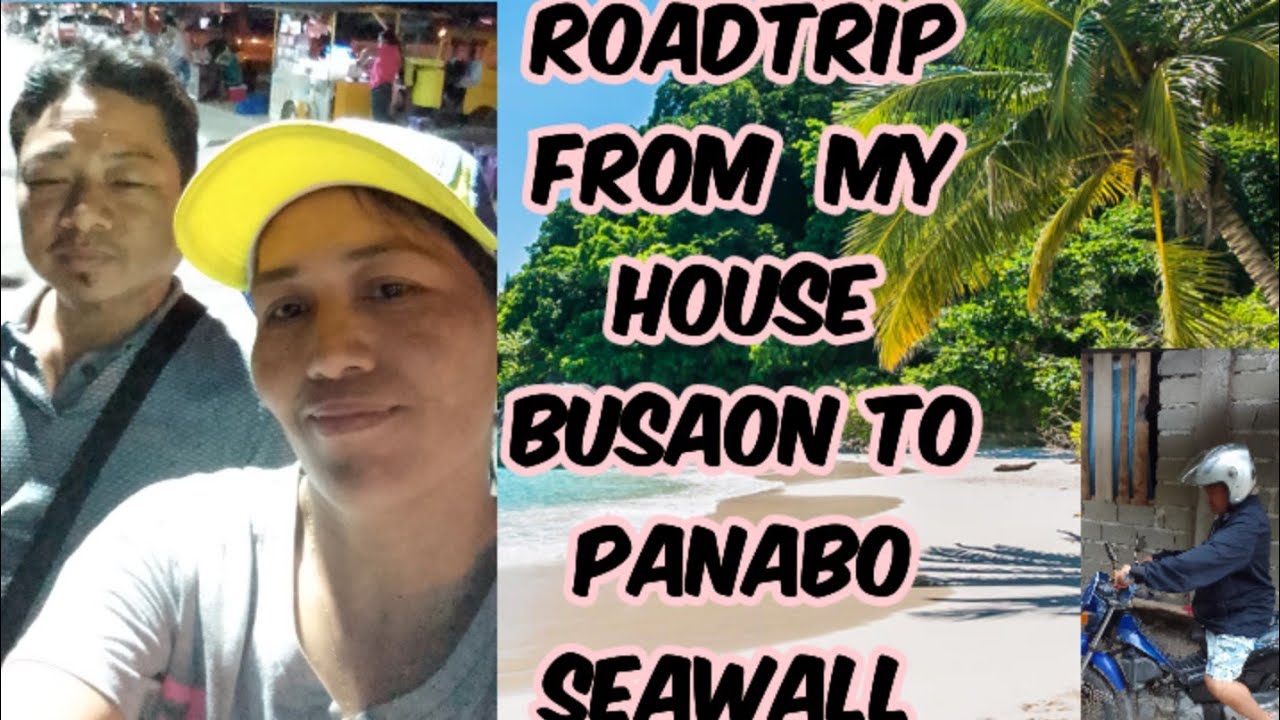 road trip from my house busaon to panaboseawall#jenelenlastimosovlogs