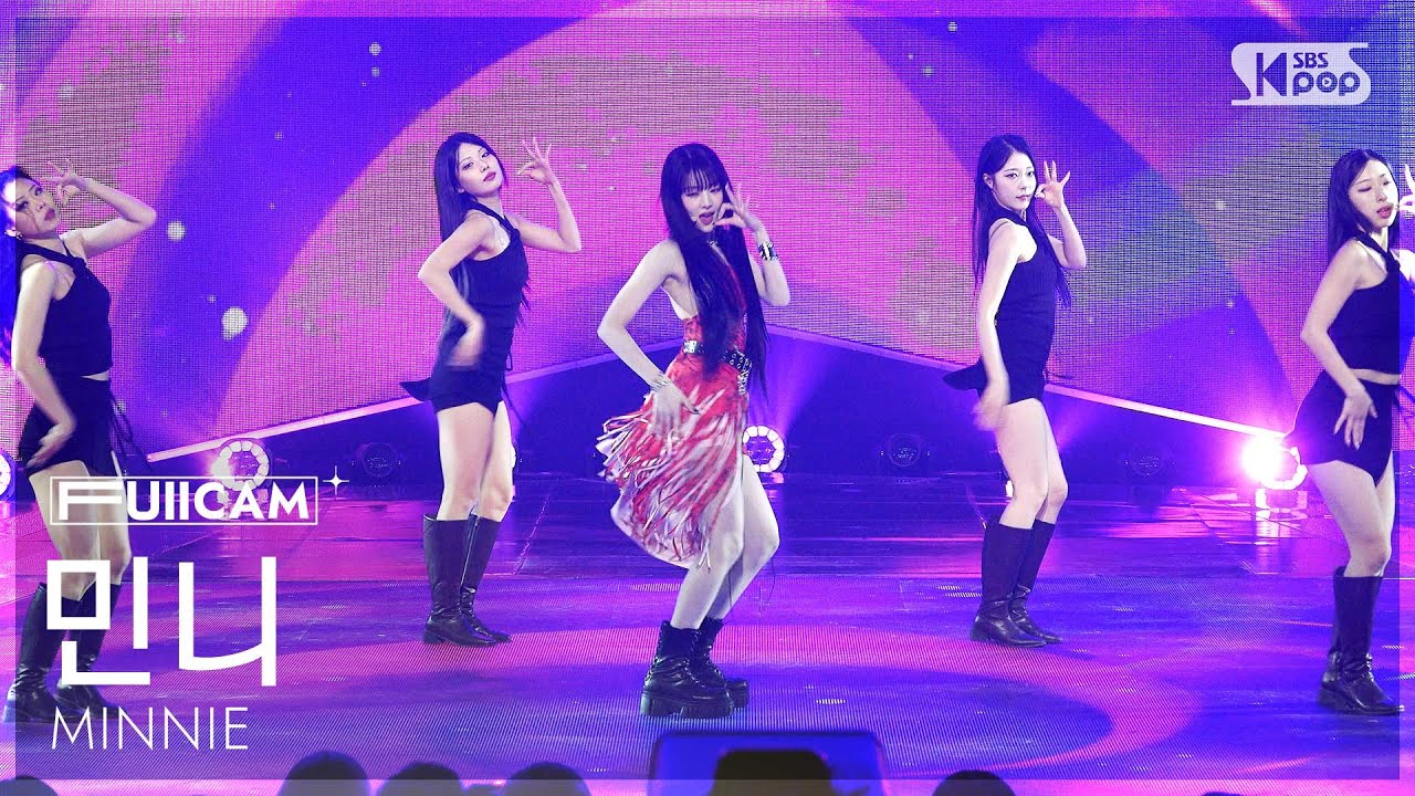 [안방1열 풀캠4K] 민니 'Cherry Sky' (MINNIE FullCam) @SBS Inkigayo 250202