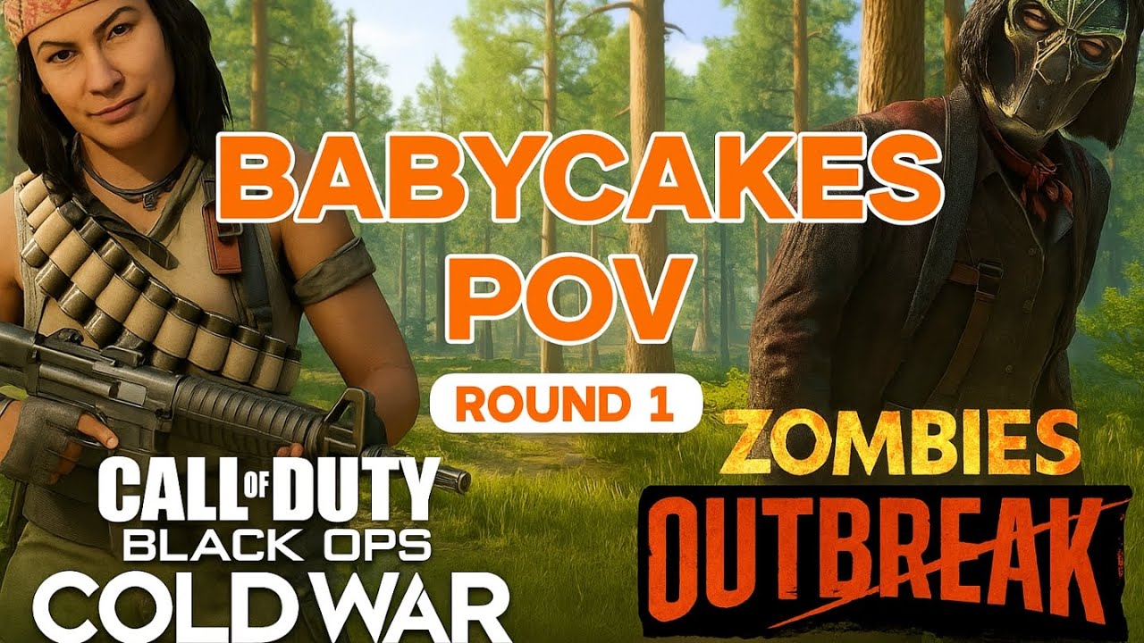 Cold War Zombies Outbreak Round 1 Babycakes POV | Babycakes & Big Duss Duo Gameplay (Casual COD)