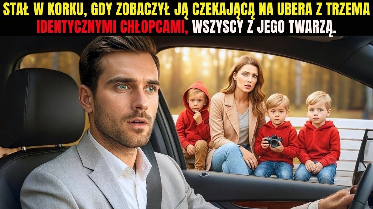 Milioner widzi swoją byłą narzeczoną czekającą na Ubera z trzema chłopcami identycznymi do niego…