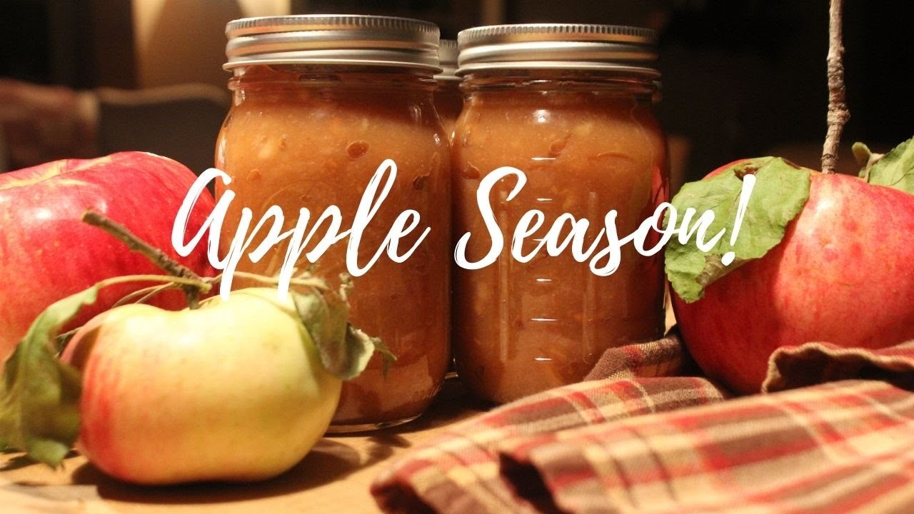 Picking Apples ~ Making Applesauce