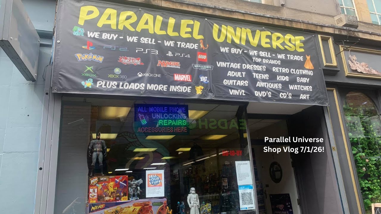 Parallell Universe Shop Vlog 7/1/26 & Game Room Tour
