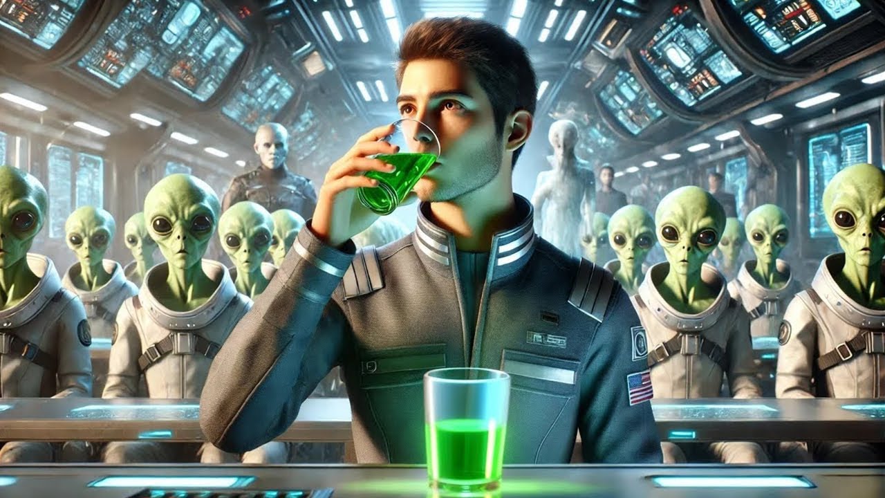 Défi en classe: eau empoisonnée pour piéger l’humaine… elle boit, et les cadets aliens restent figé