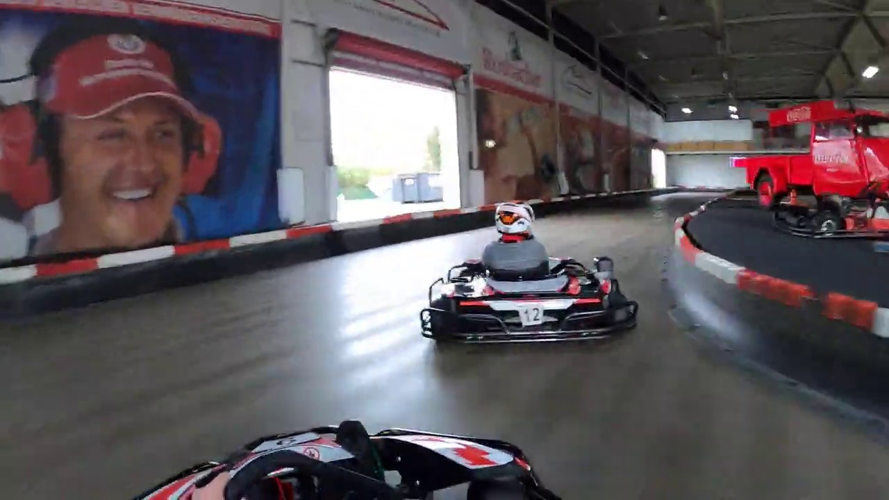 Beginnergruppe auf der Michael Schumacher Kartbahn am 20. Oktober 2019 in Kerpen