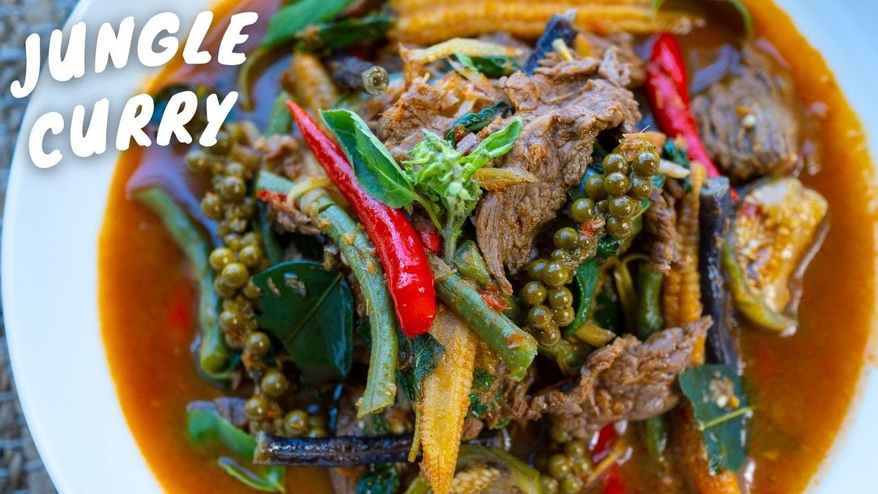 JUNGLE CURRY WITH BEEF FROM SCRATCH | แกงป่าเนื้อ