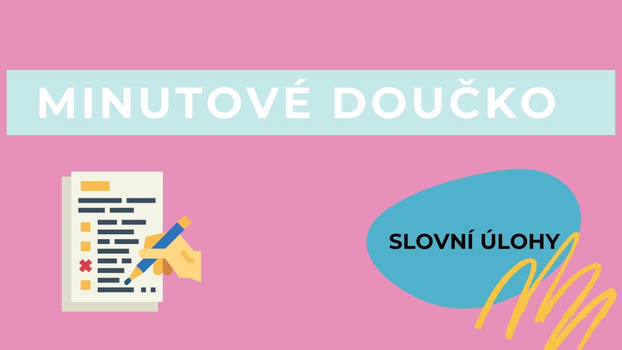 Konečně chápu matiku: Slovní úlohy / Přijímačkové jednohubky #17