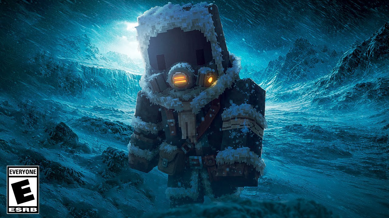 Sobrevivi a um MUNDO CONGELADO no Minecraft