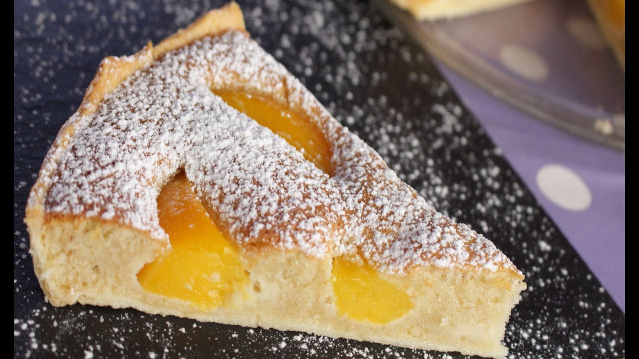 Tarta de Almendra y Melocotón