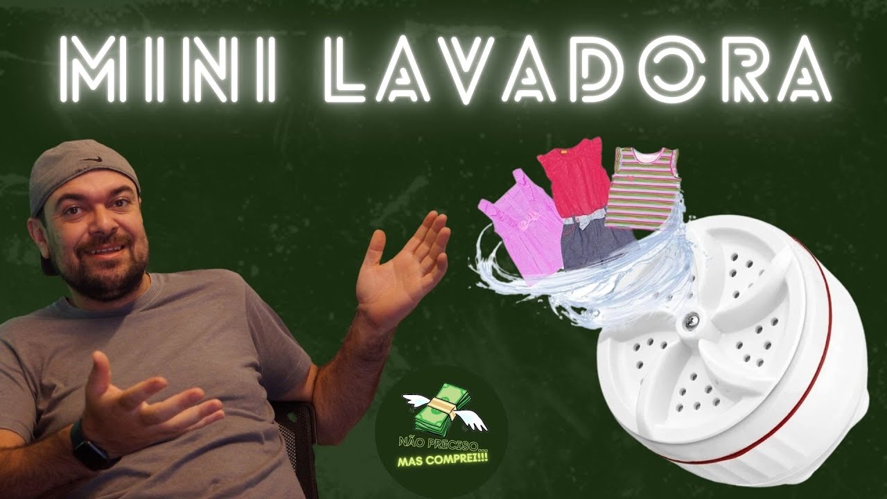 MINI MÁQUINA DE LAVAR ROUPA DE BALDE - SHOPEE