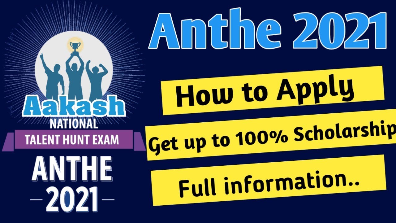 Aakash national talent hunt exam 2021 full detail |100% scholarship|SN Learning
