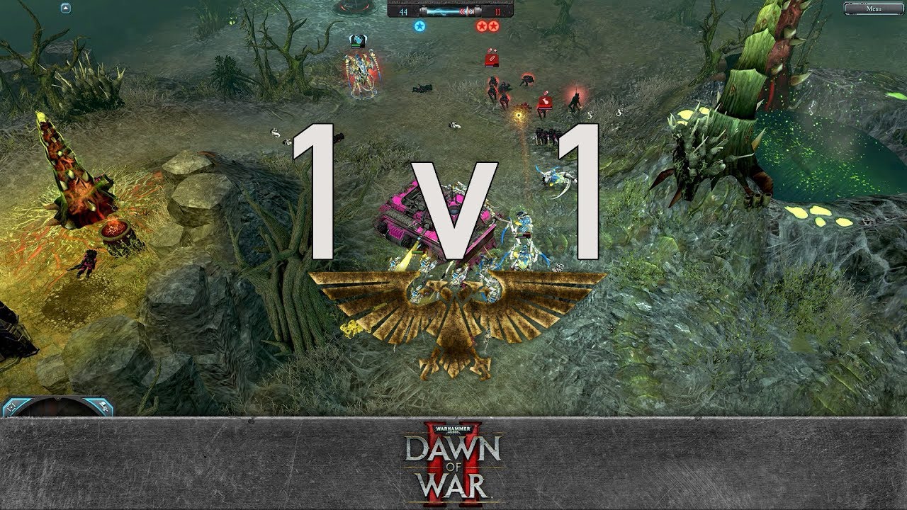 Dawn of War 2: Retribution - 1v1 | Lacia - Hive Tyrant [vs] BbBoS - Inquisitor