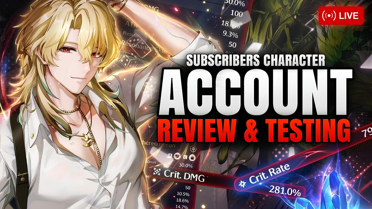 🔴WUTHERING WAVES - ACCOUNT REVIEWS AND S6 R5 AEMEATH TESTING FINALLY !!// ENMITY 🔴