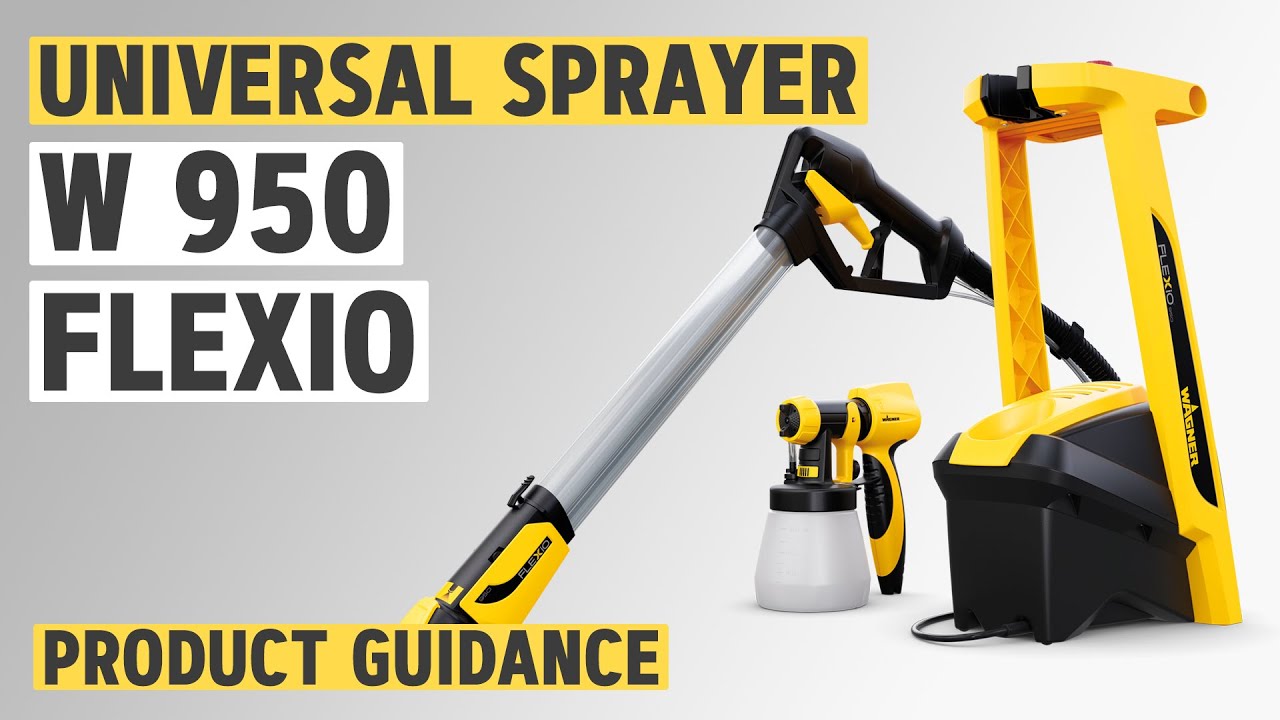 Universal Sprayer W 950 FELXiO - Setup, Cleaning, Accessories | WAGNER
